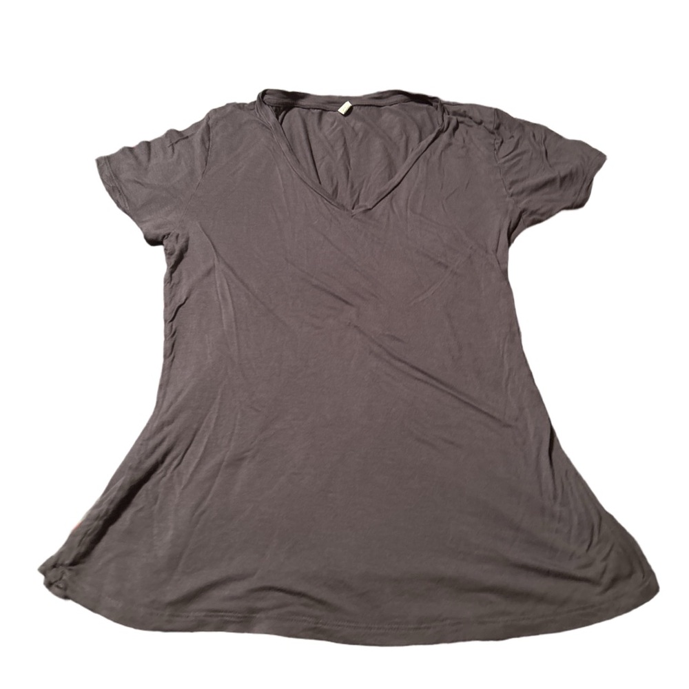 Grey Firefly V-Neck Women's Top Size Large
